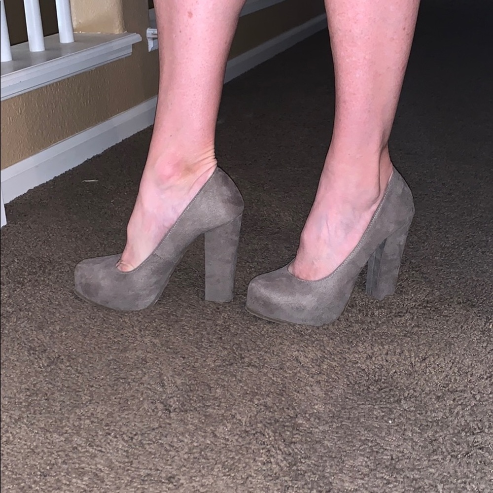 Gray Candies Heels